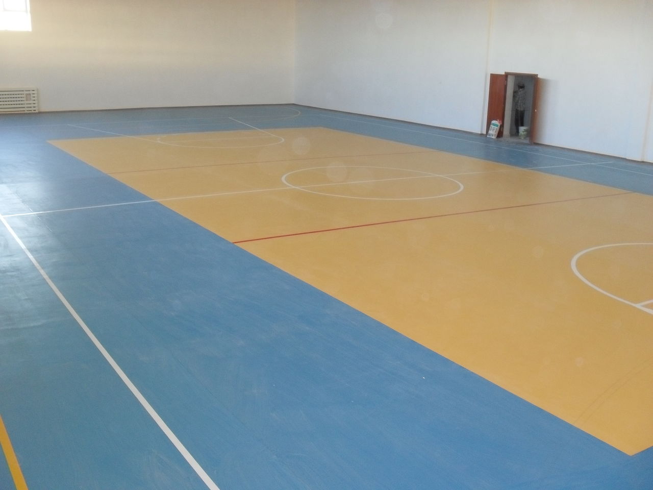 Спорт зал школа по программе 100 школ 100 больниц в г.Атырау. 